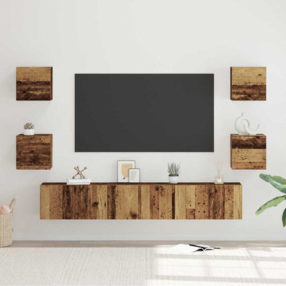 Set mobile TV 7 pcs Legno vecchio 60 x 30 x 30 cm