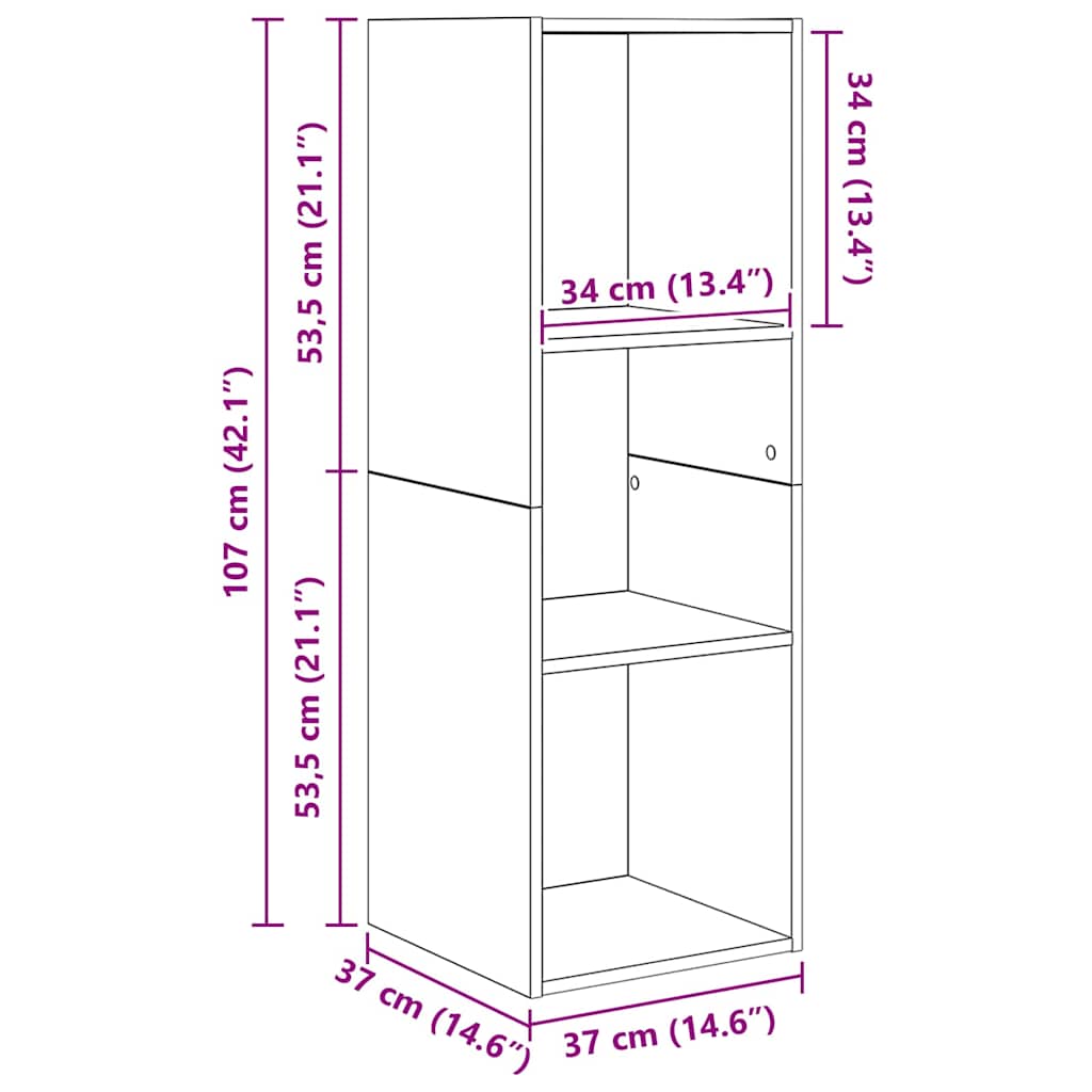 Set mobile TV 3 pcs Rovere Nero Legno multistrato | homemem39