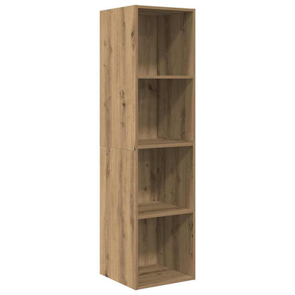Set mobile TV 3 pz Rovere artigianale Legno ingegnerizzato