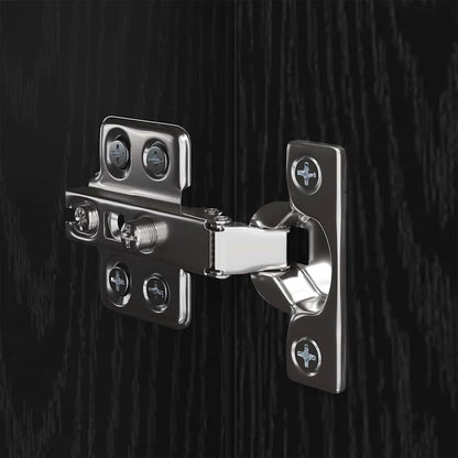 Set mobile TV 4 pcs Rovere nero Legno multistrato