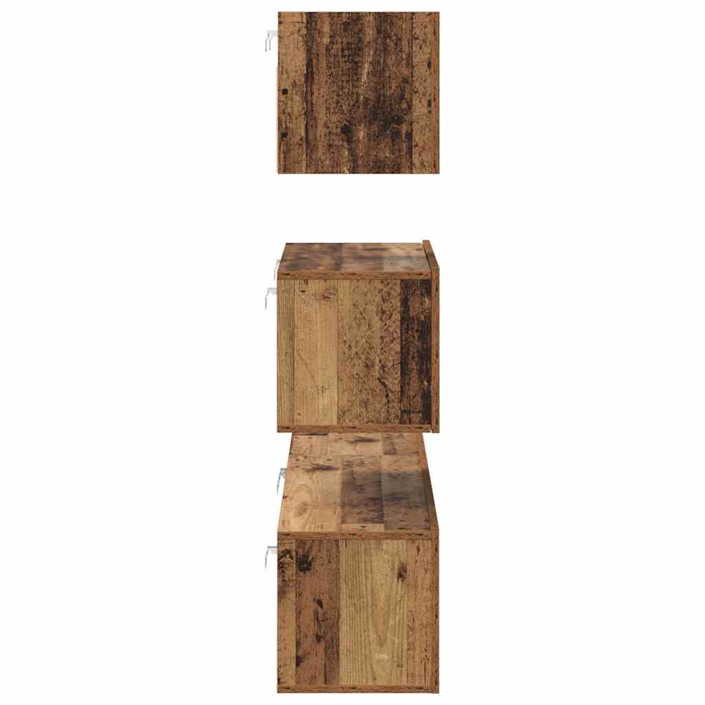 Set mobile TV 4 pcs Legno vecchio 80 x 30 x 30 cm