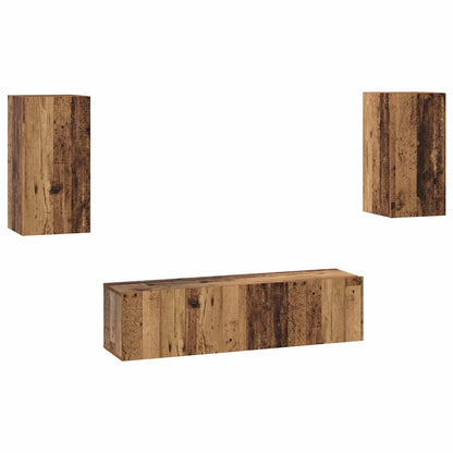 Set mobile TV 4 pcs Legno vecchio 30.5 x 30 x 60 cm