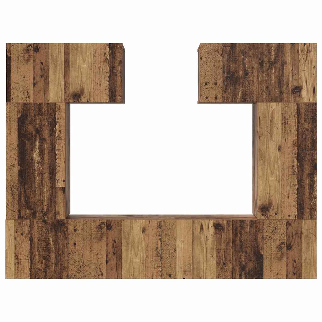 Set mobile TV 6 pcs Legno vecchio 80 x 30 x 30 cm