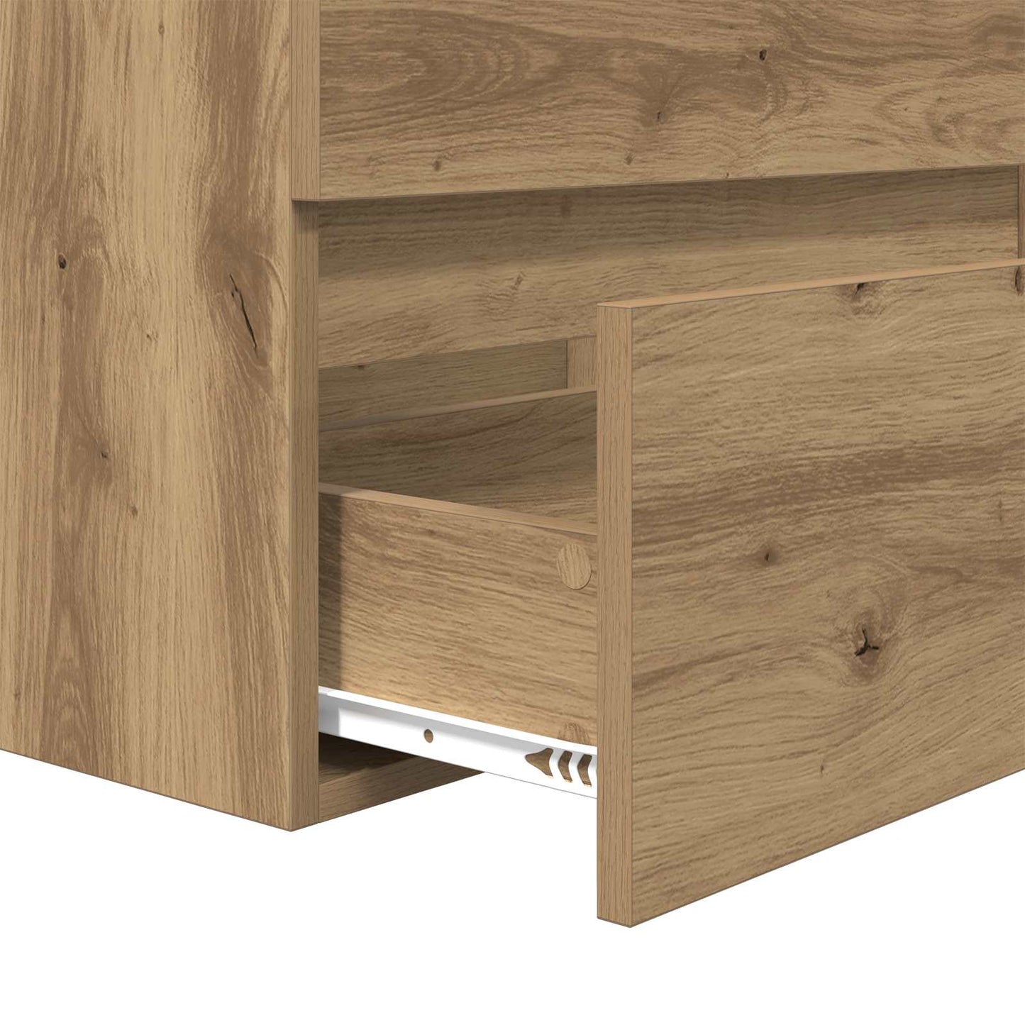 Set di mobili per il bagno 3 pz Rovere artigianale | homemem39