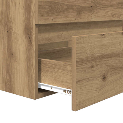 Set di mobili per il bagno 3 pz Rovere artigianale | homemem39