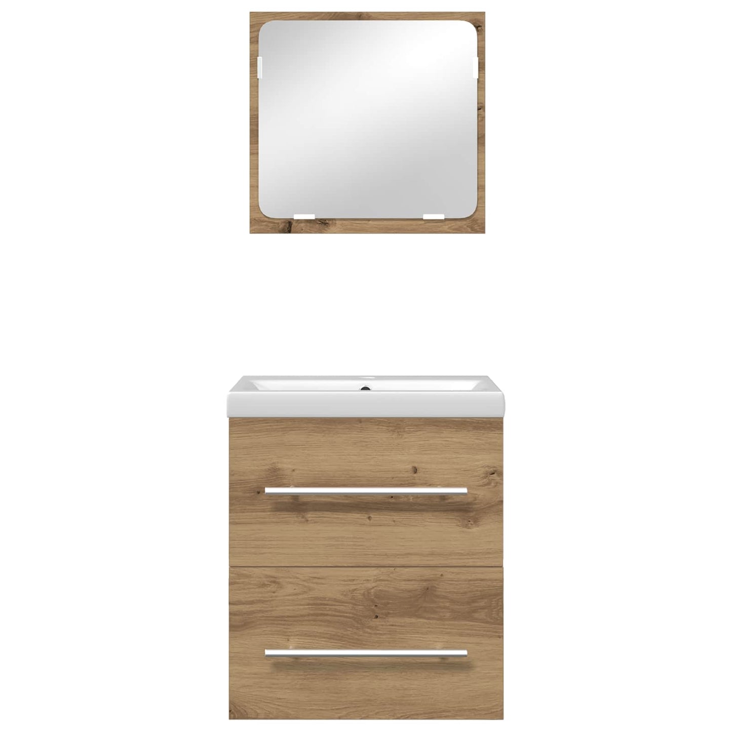 Set di mobili per il bagno 2 pcs Rovere artigianale | homemem39