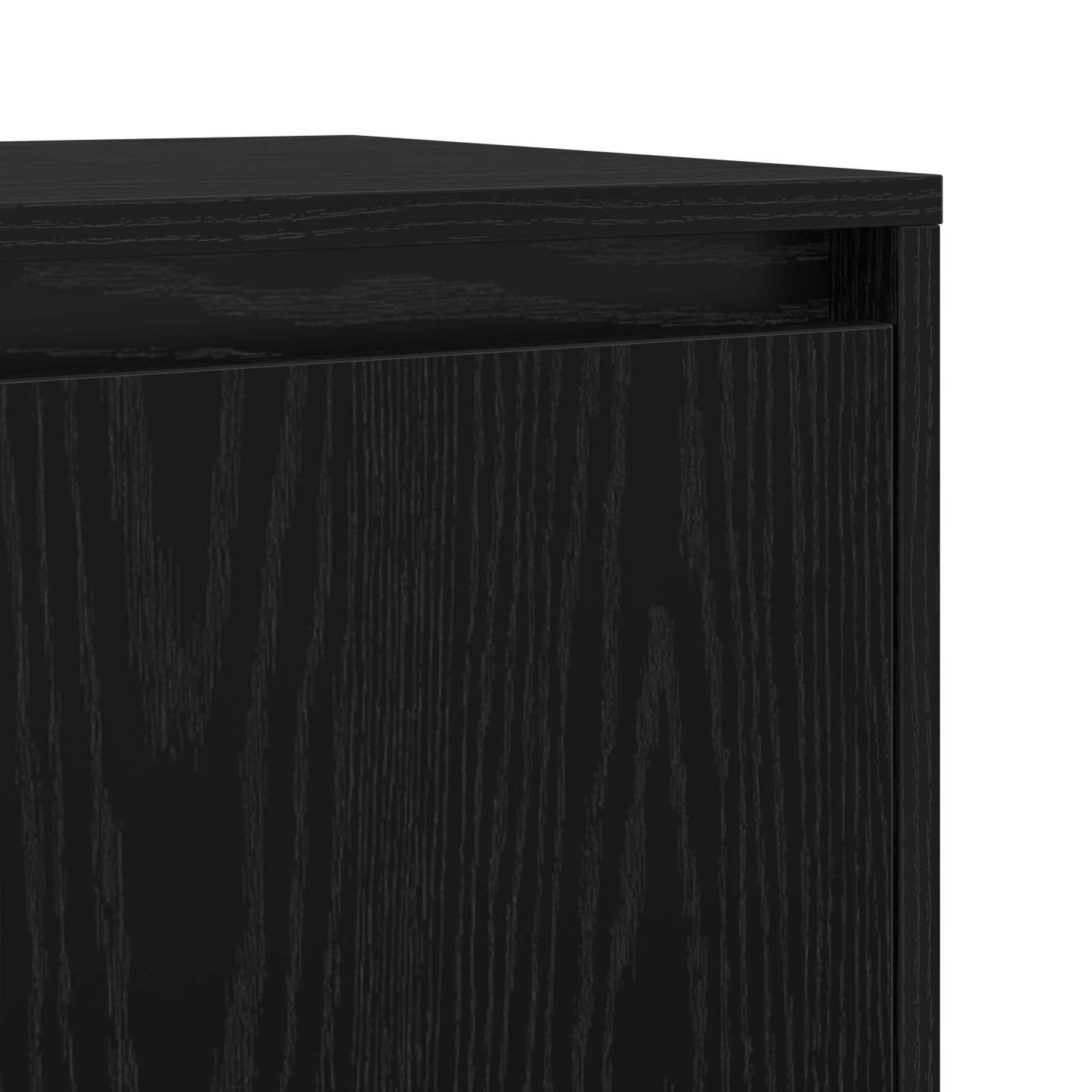 Sideboards 2 pcs Rovere nero 70 x 41 x 75 cm Legno multistrato