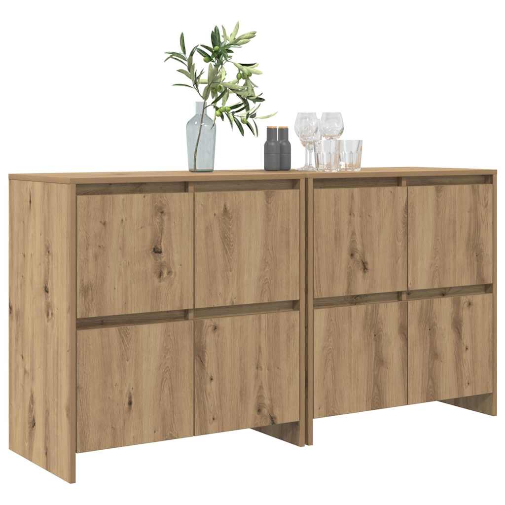 Sideboards 2 pcs rovere artigianale 70 x 41 x 75 cm - homemem39