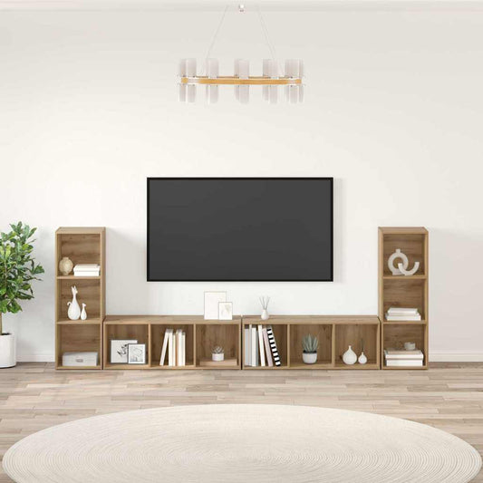 Mobile TV 4 pcs Rovere artigianale 37 x 35 x 107,5 cm