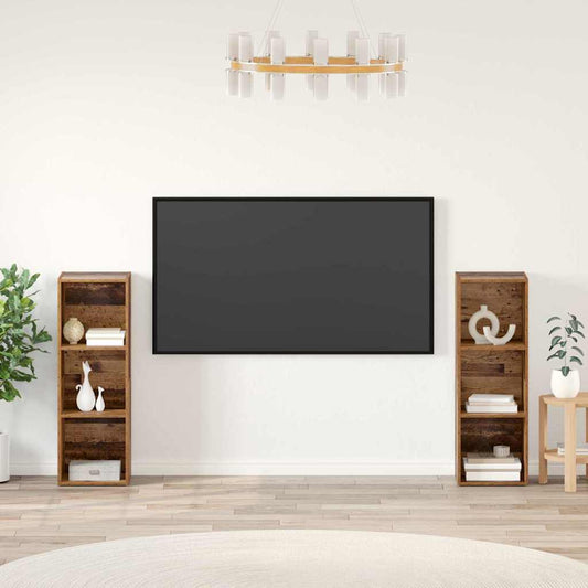 Set mobile TV 2 pcs Legno vecchio 107 x 35 x 37 cm