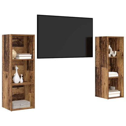 Set mobile TV 2 pcs Legno vecchio 107 x 35 x 37 cm