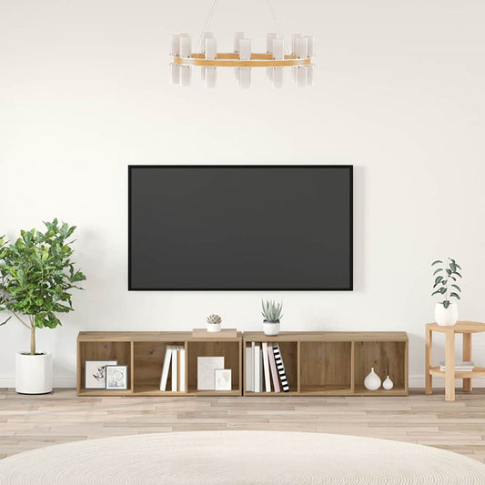 Set mobile TV Rovere artigianale Legno multistrato