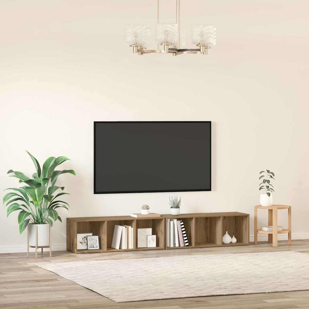 Set mobile TV Rovere artigianale Legno multistrato