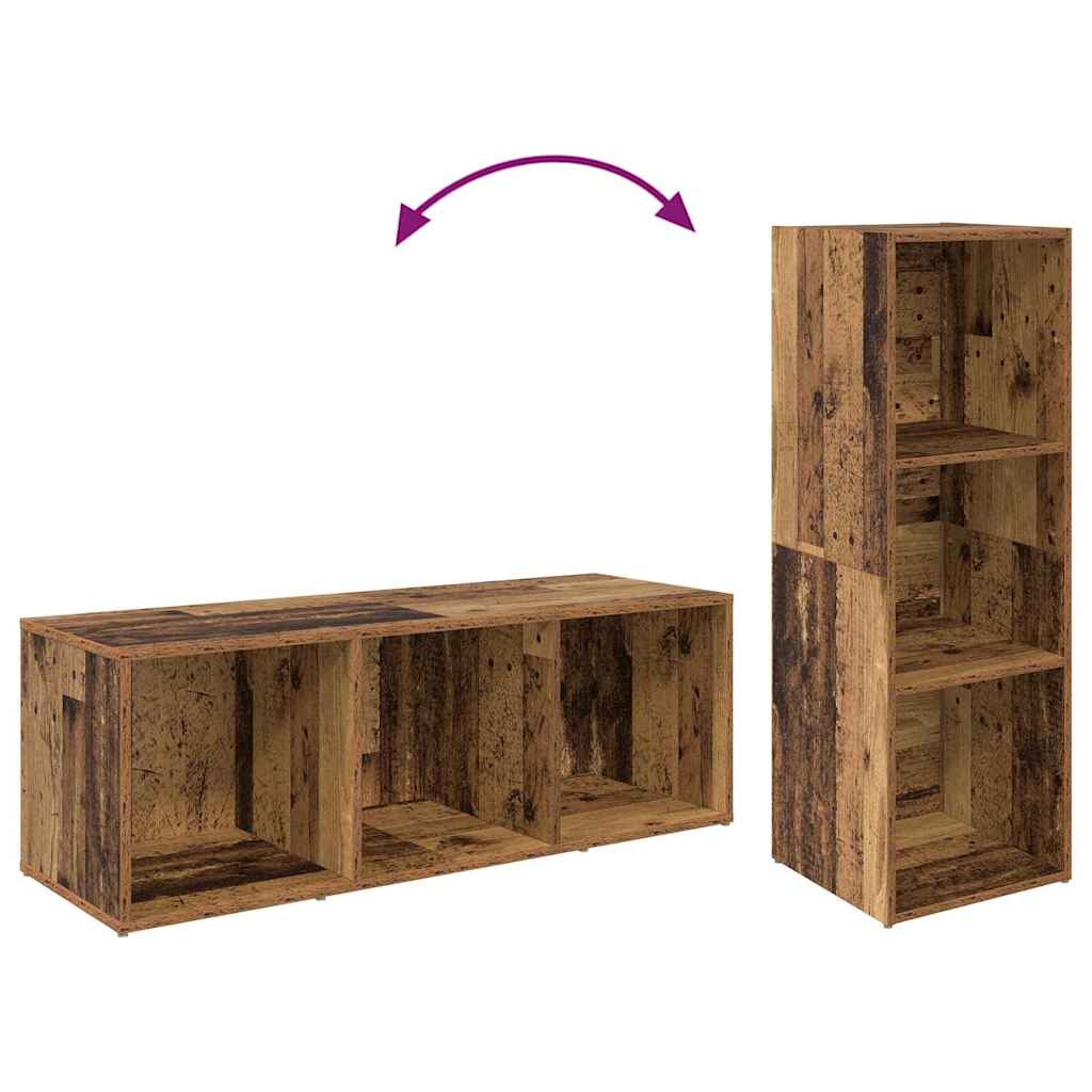 Mobile TV 3 pcs Legno vecchio 37 x 35 x 107,5 cm