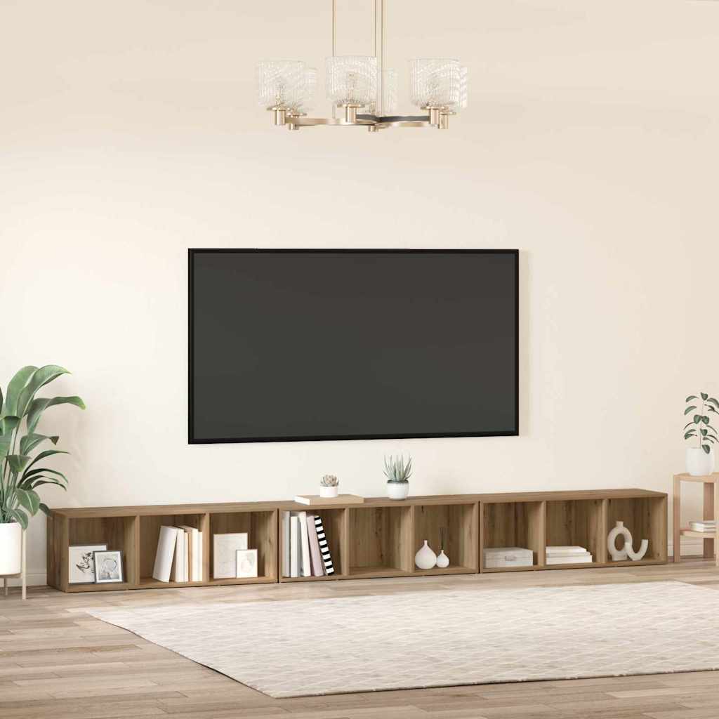 Mobile TV 3 pcs Rovere artigianale 37 x 35 x 107,5 cm