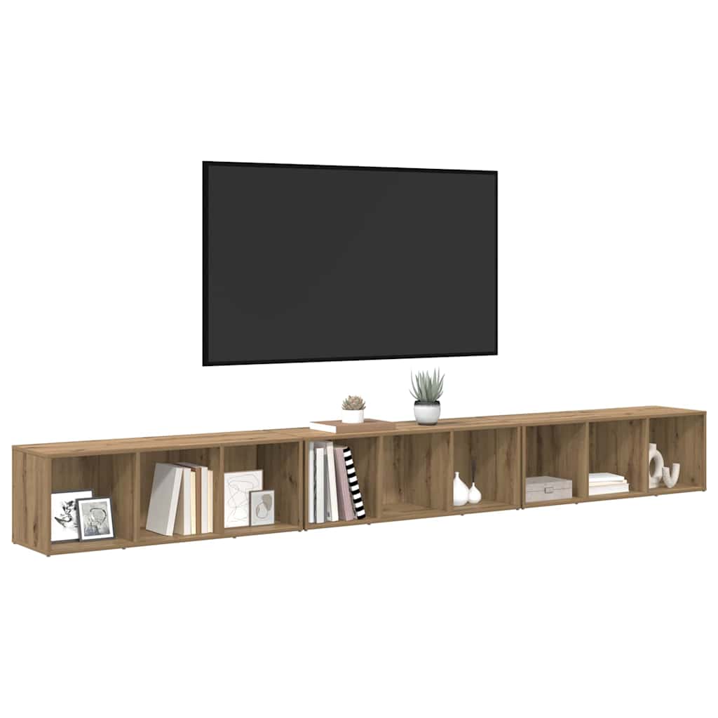Mobile TV 3 pcs Rovere artigianale 37 x 35 x 107,5 cm