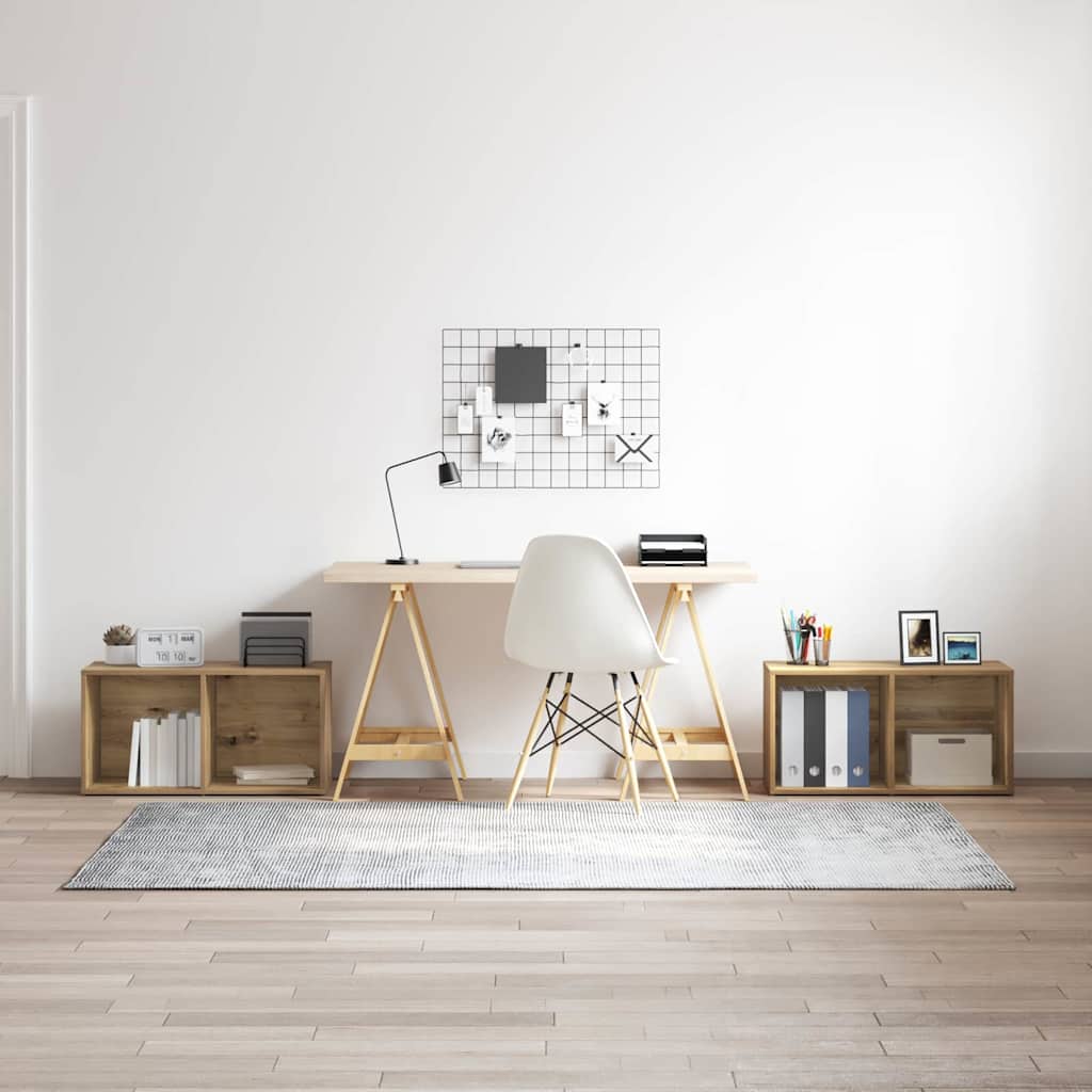 Set mobile TV 2 pcs rovere artigianale 72 x 35 x 36.5 cm