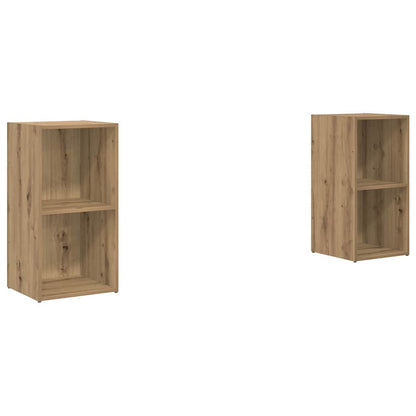 Set mobile TV 2 pcs rovere artigianale 72 x 35 x 36.5 cm