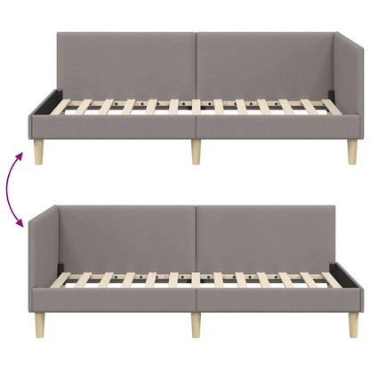 Cornice del letto ad angolo con testiera Talpa 100 cm x 200 cm | homemem39