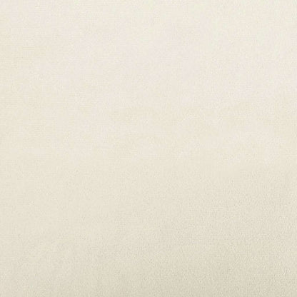 Cornice del letto ad angolo Crema 100 x 200 cm Velluto | homemem39