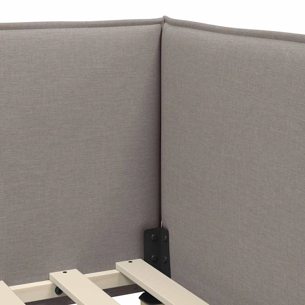 Cornice del letto ad angolo Talpa 80 x 200 cm Tessuto - homemem39