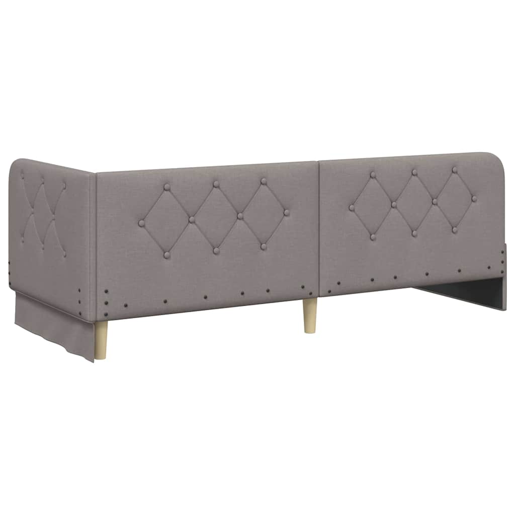 Cornice del letto ad angolo Talpa 80 x 200 cm Tessuto | homemem39