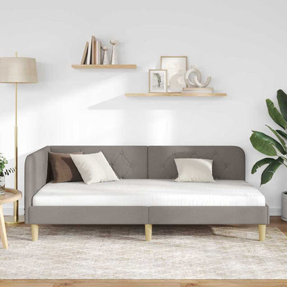 Cornice del letto ad angolo Talpa 90 x 190 cm Tessuto | homemem39