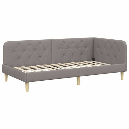 Cornice del letto ad angolo Talpa 90 x 190 cm Tessuto | homemem39