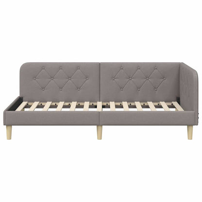 Cornice del letto ad angolo Talpa 90 x 190 cm Tessuto | homemem39