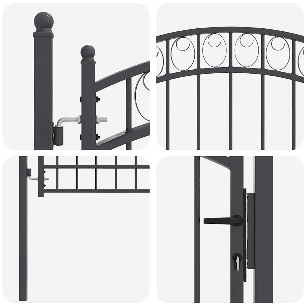 Cancello per recinzione EMMEN 170 x 100 cm | homemem39