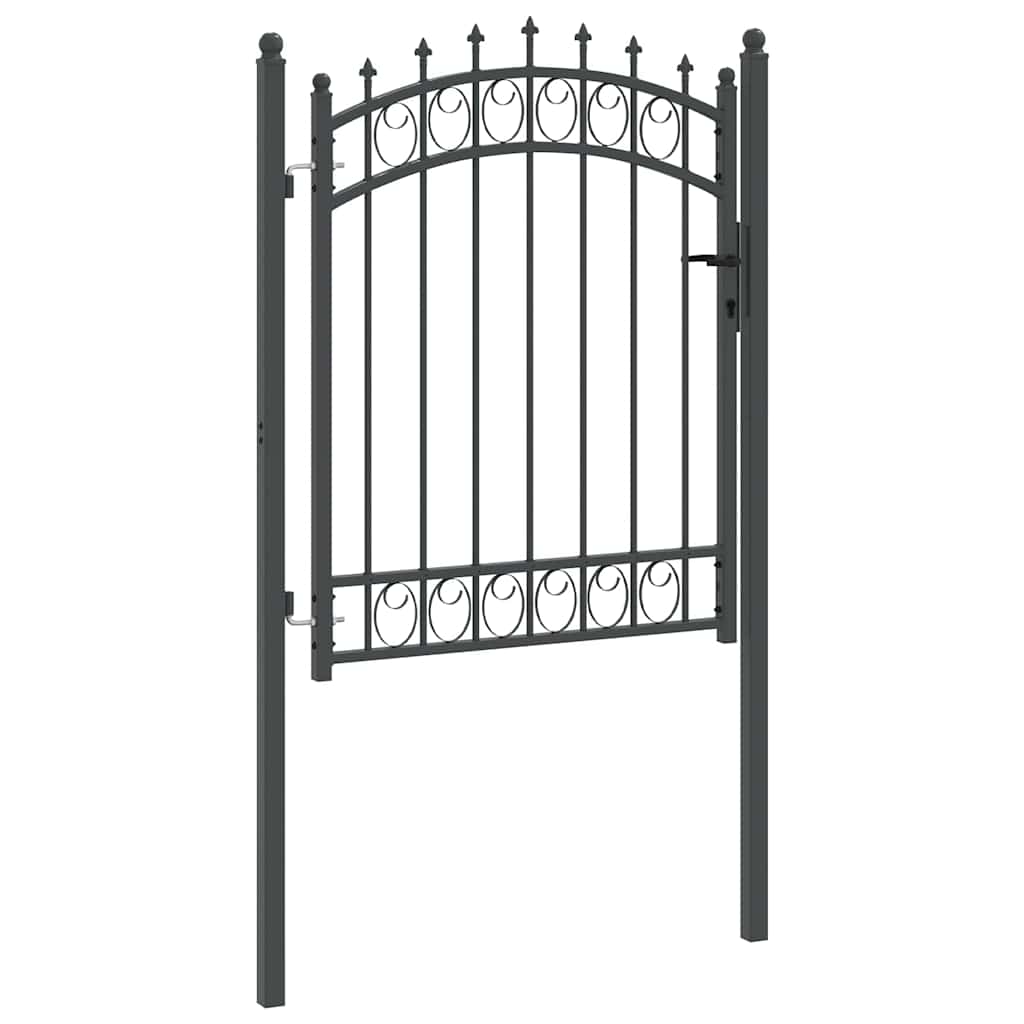 Cancello della recinzione con punte EMMEN 150 x 100 cm | homemem39