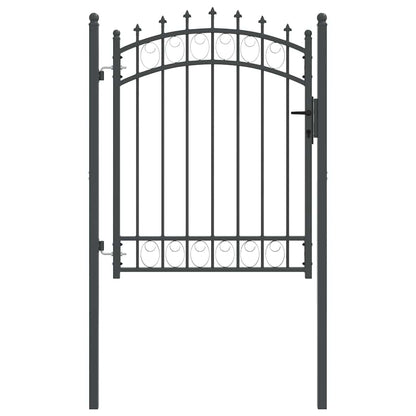 Cancello della recinzione con punte EMMEN 150 x 100 cm | homemem39