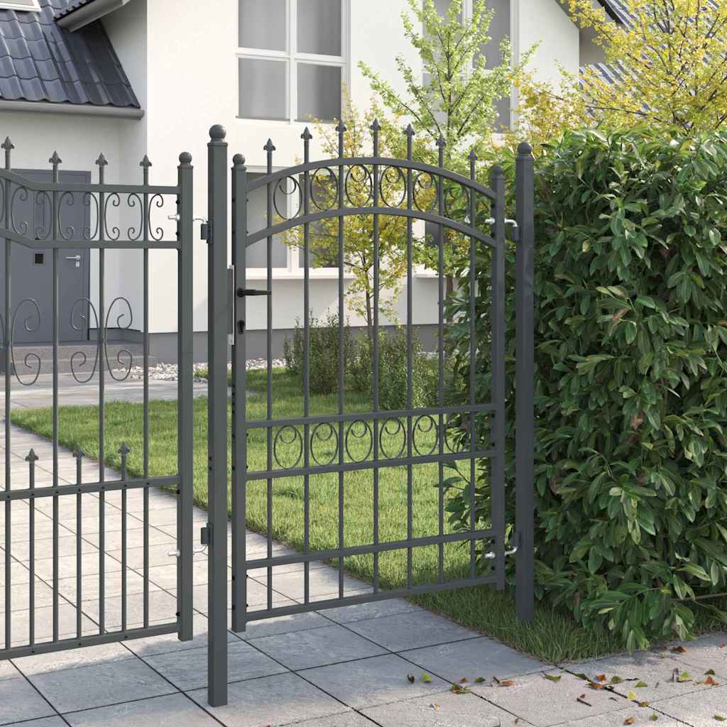 Cancello della recinzione con punte EMMEN 170 x 100 cm | homemem39