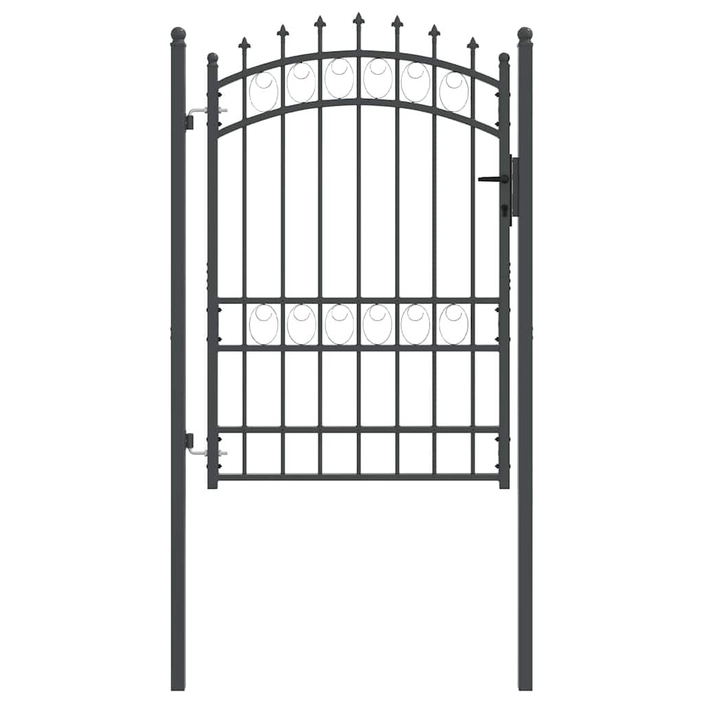 Cancello della recinzione con punte EMMEN 170 x 100 cm | homemem39