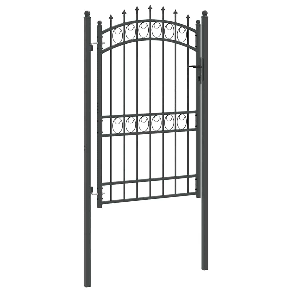 Cancello della recinzione con punte EMMEN 200 x 100 cm | homemem39
