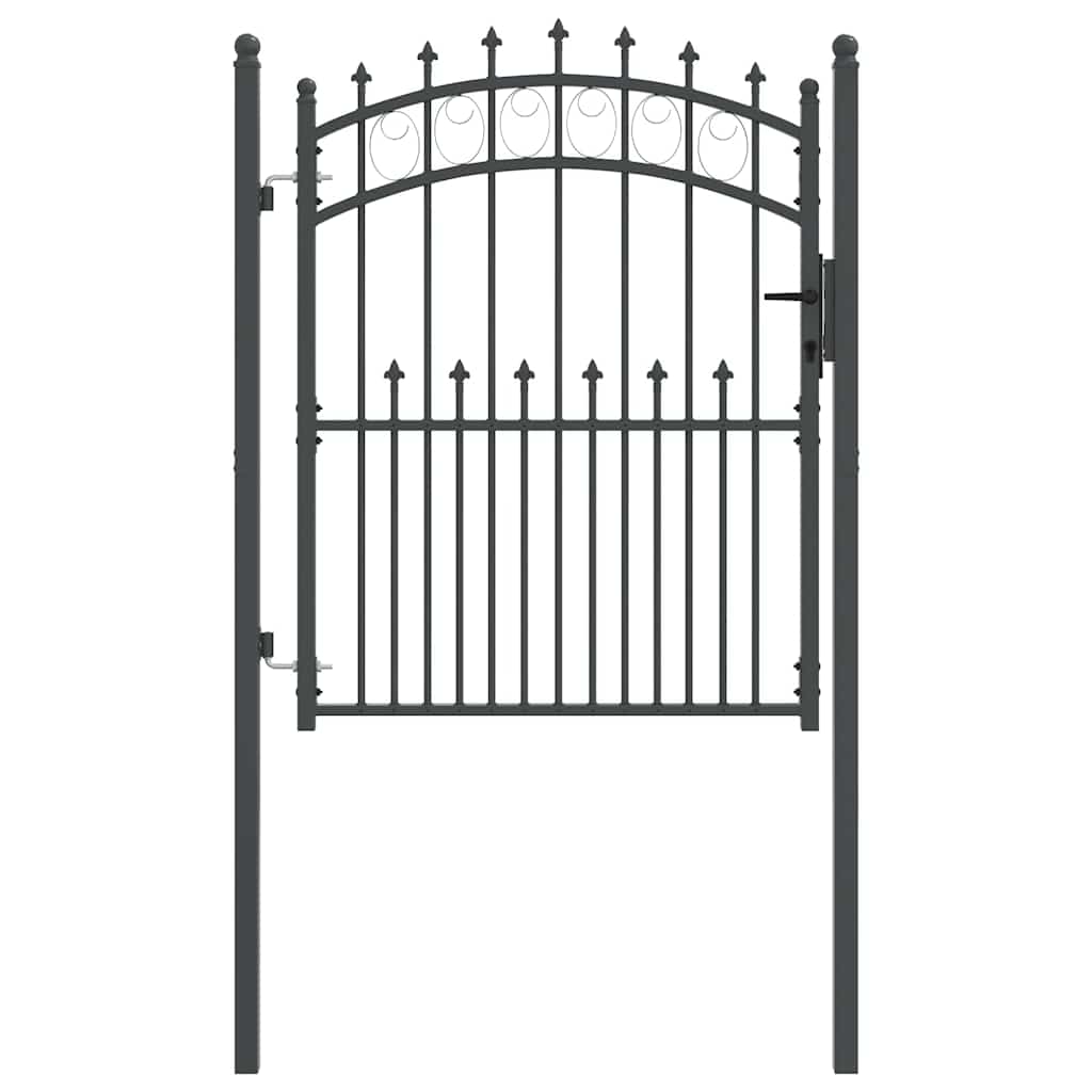 Cancello della recinzione con punte EMMEN 150 x 100 cm | homemem39