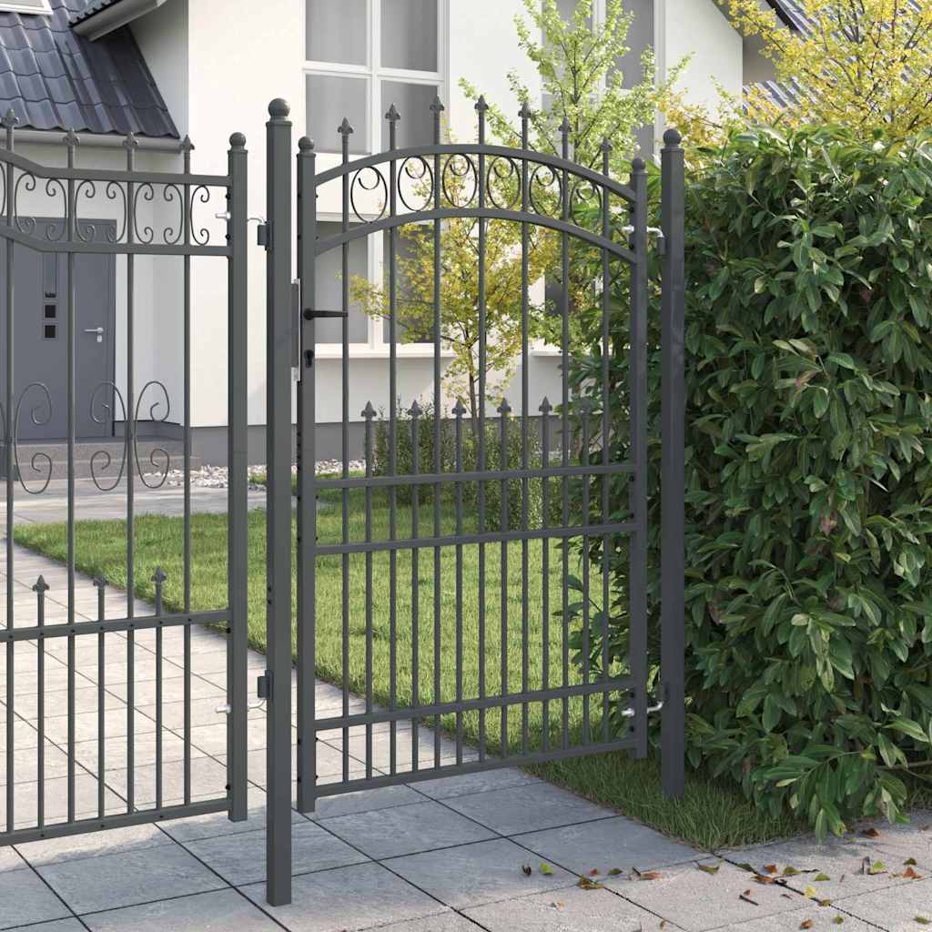 Cancello della recinzione con punte EMMEN 200 x 100 cm | homemem39