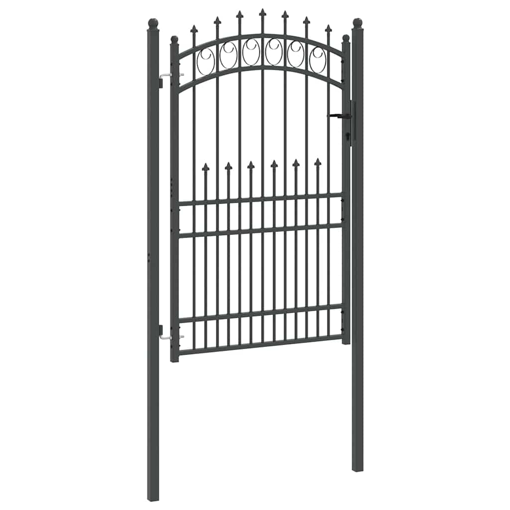 Cancello della recinzione con punte EMMEN 200 x 100 cm | homemem39