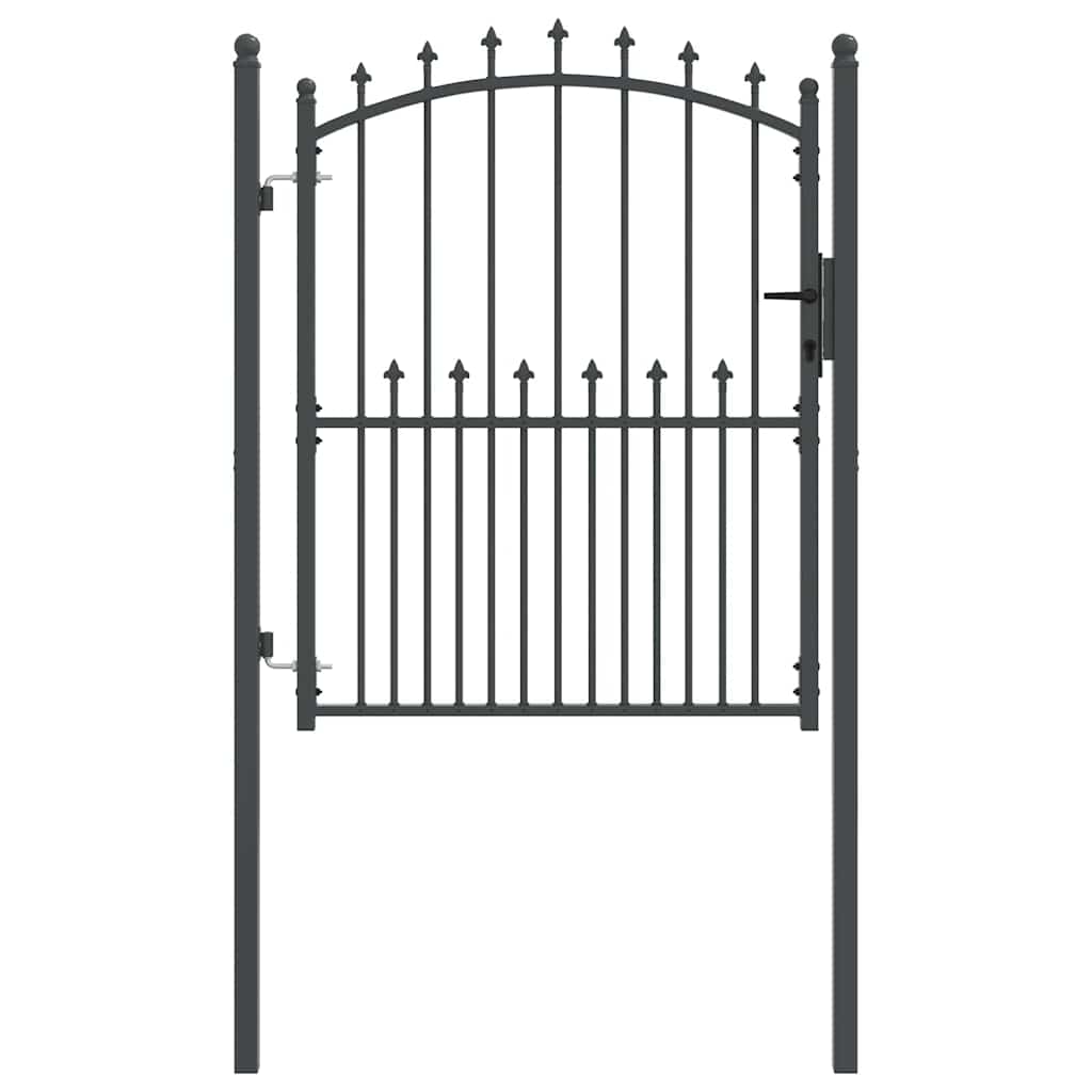 Cancello della recinzione con punte EMMEN 150 x 100 cm | homemem39