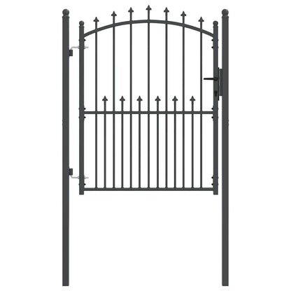 Cancello della recinzione con punte EMMEN 150 x 100 cm | homemem39