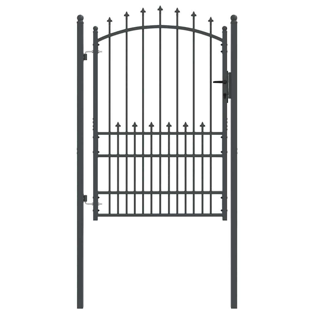 Cancello della recinzione con punte EMMEN 170 x 100 cm | homemem39