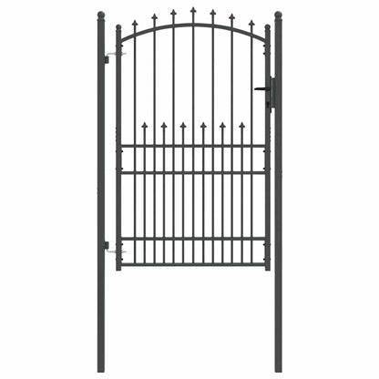 Cancello della recinzione con punte EMMEN 200 x 100 cm | homemem39