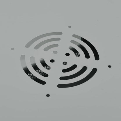 Armadietto di rete Grigio 60 x 60 x 35 cm Acciaio