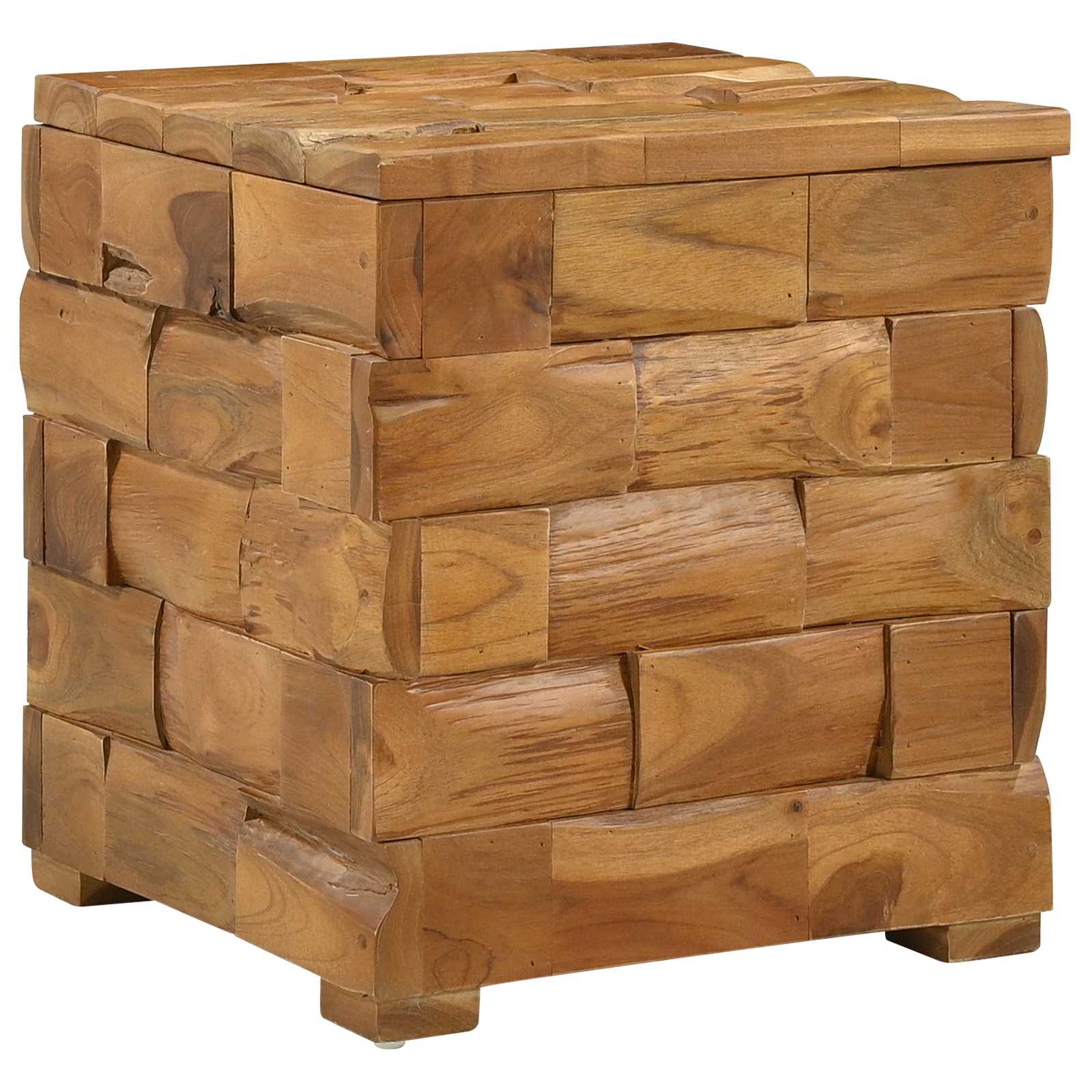 Sgabello per Riporre Marrone 40 x 40 x 45 cm | homemem39