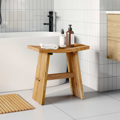 Sgabello per Bagno Marrone 50 x 29,5 x 50,5 cm