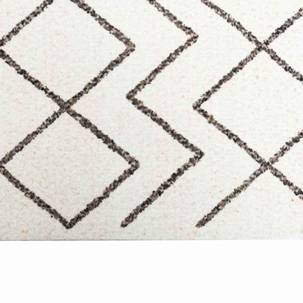 Tappeto da Cucina Bianco 300 x 60 cm Velluto | homemem39
