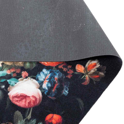 Tappeto da Cucina Nero 150 x 45 cm Velluto | homemem39