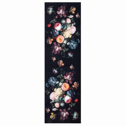 Tappeto da Cucina Nero 150 x 45 cm Velluto | homemem39