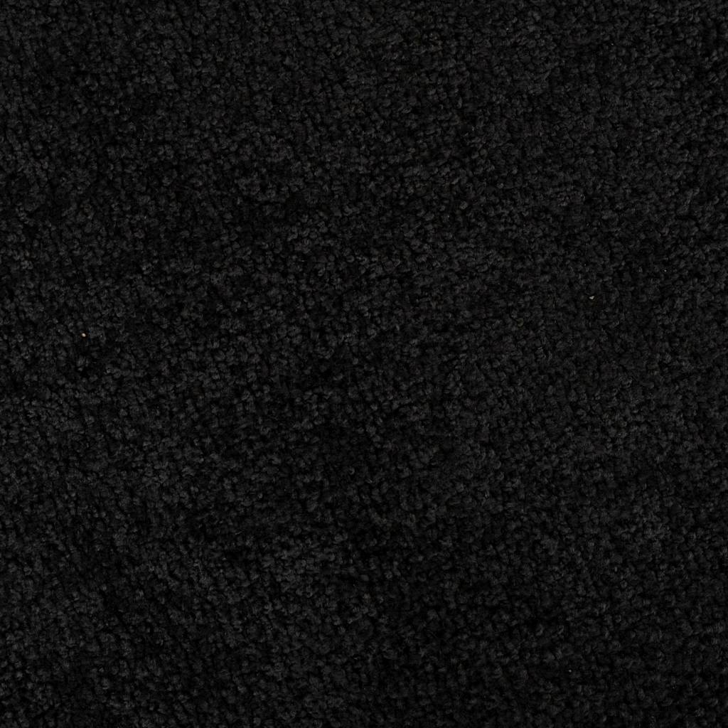 Tappetino Nero 60 x 40 x 1.2 cm Tessuto Teddy