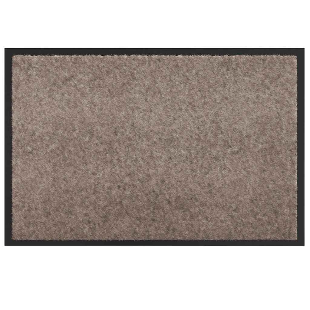 Tappetino Beige 60 x 40 x 1.2 cm Tessuto Teddy
